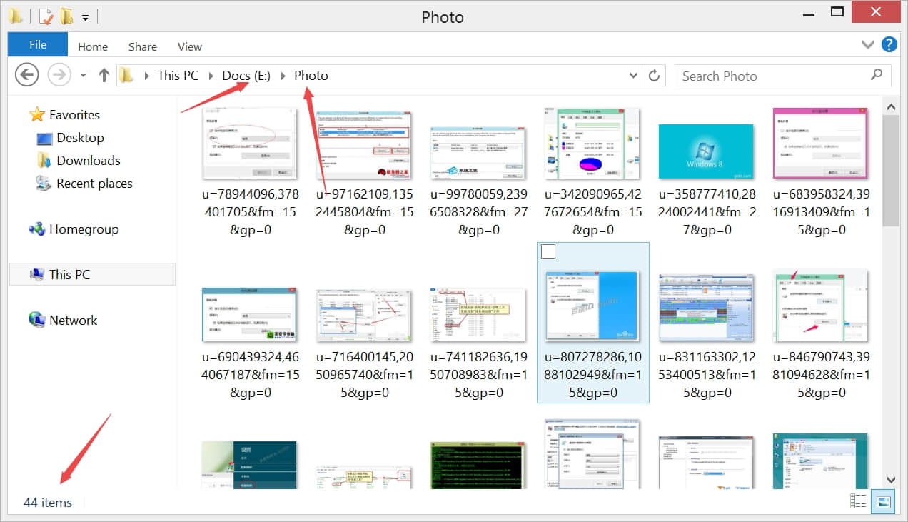 How to recover data with original folder name